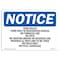 Signmission OSHA Notice Sign, Park Rules Park Only In Designated, 10in X 7in Decal, 7" W, 10" L, Portrait OS-NS-D-710-V-17121 - alternate 1